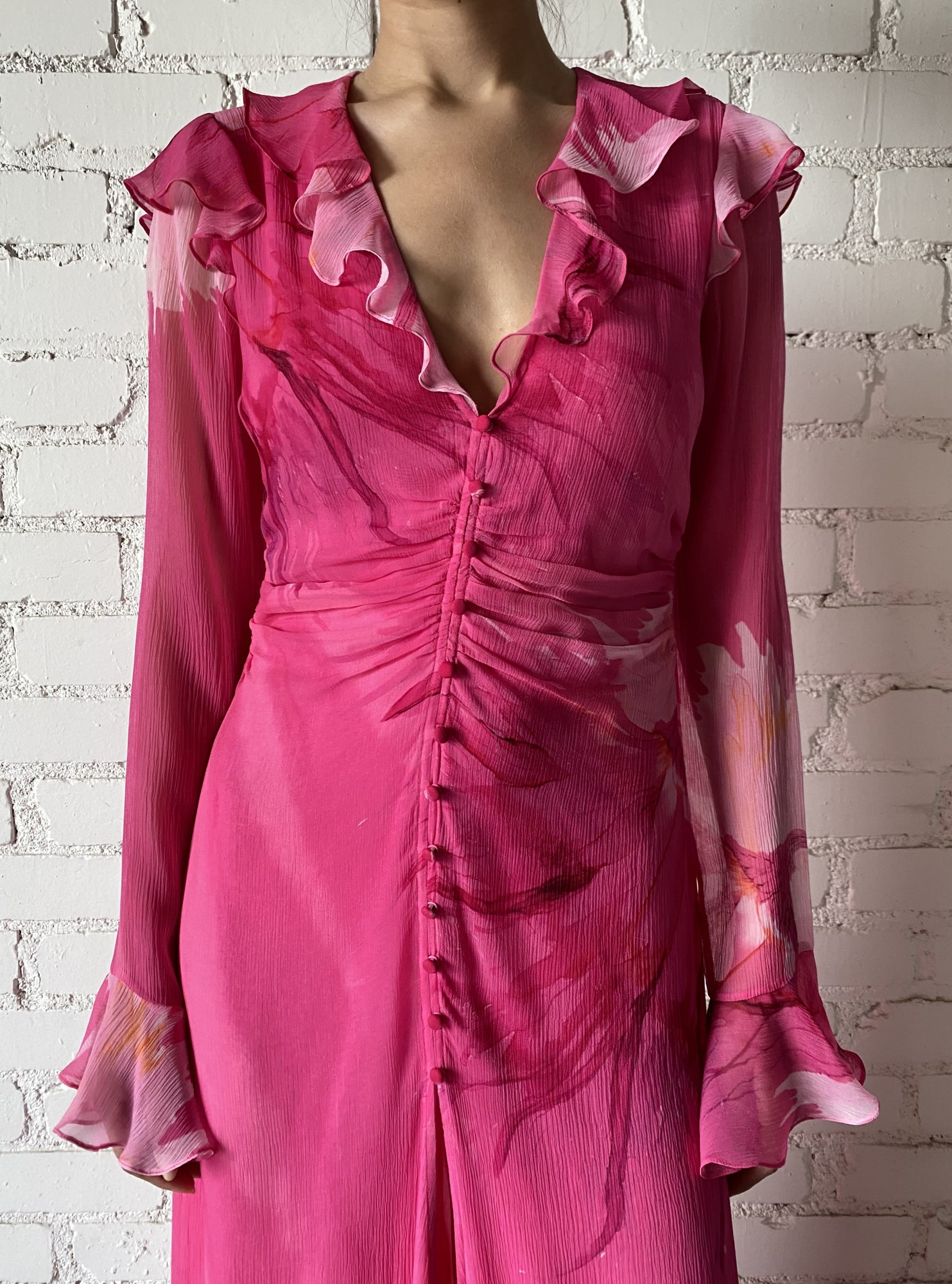 Hemant & Nandita | Abira Long Dress | Pink