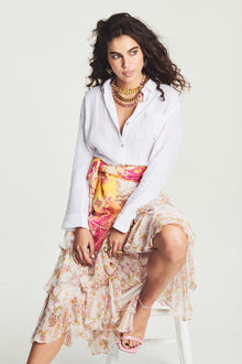 Hemant & Nandita | Aira Long Skirt | Off-White