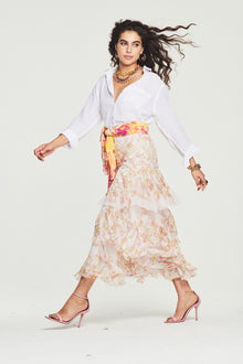 Hemant & Nandita | Aira Long Skirt | Off-White