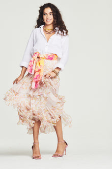 Hemant & Nandita | Aira Long Skirt | Off-White