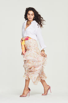 Hemant & Nandita | Aira Long Skirt | Off-White
