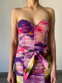 Hemant & Nandita | Anay Midi Dress | Multicolor