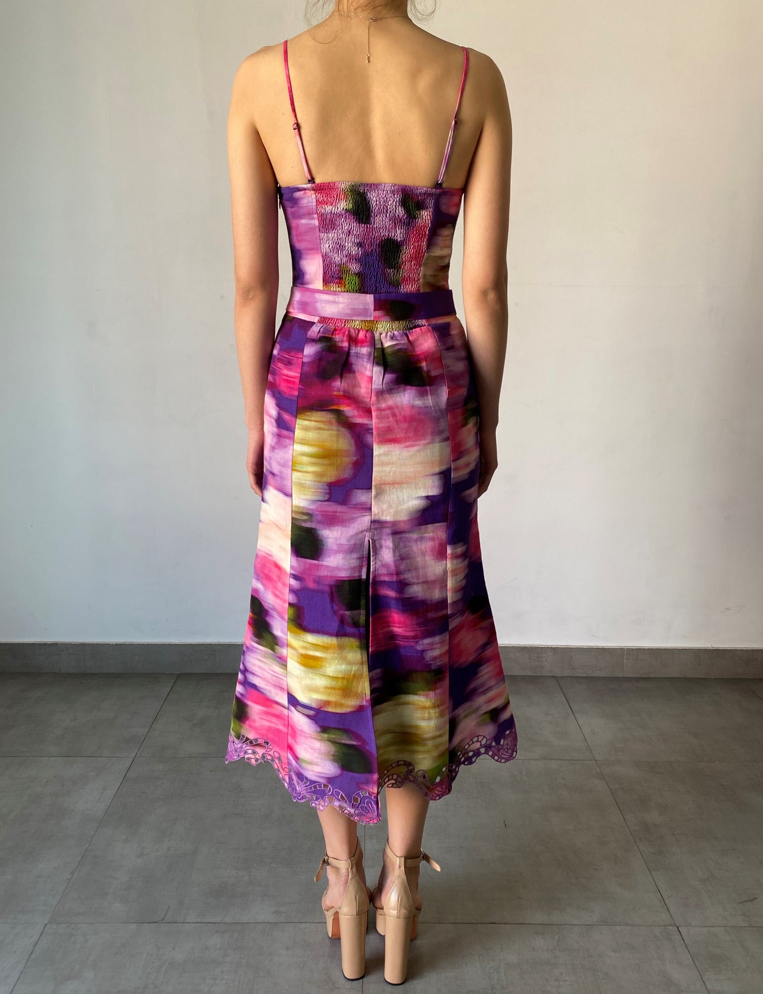 Hemant & Nandita | Anay Midi Dress | Multicolor