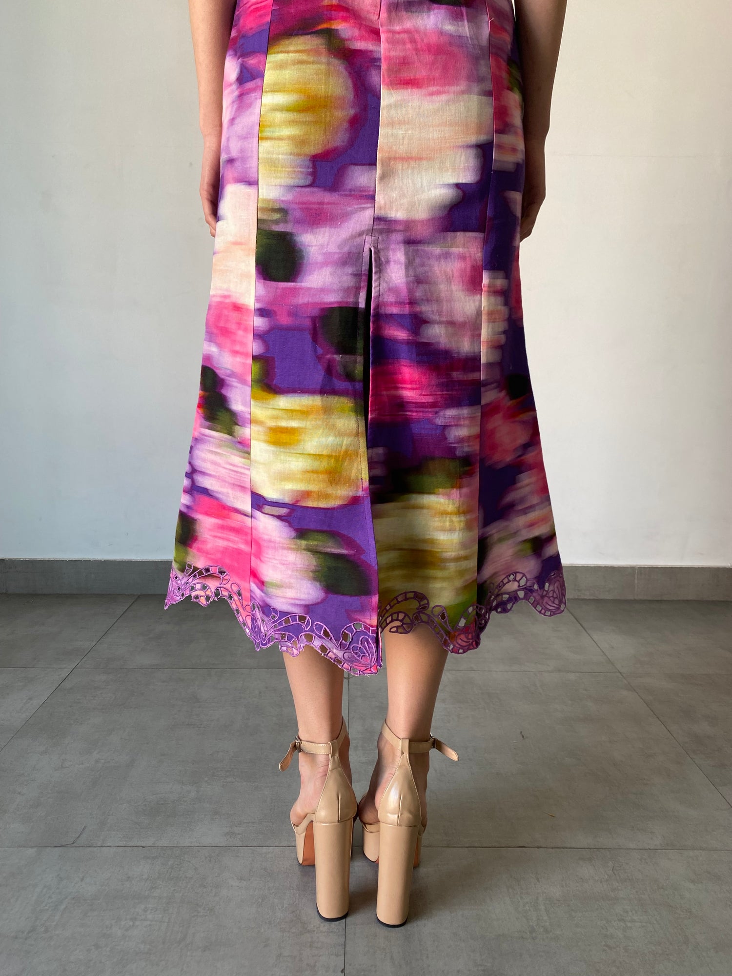 Hemant & Nandita | Anay Midi Dress | Multicolor