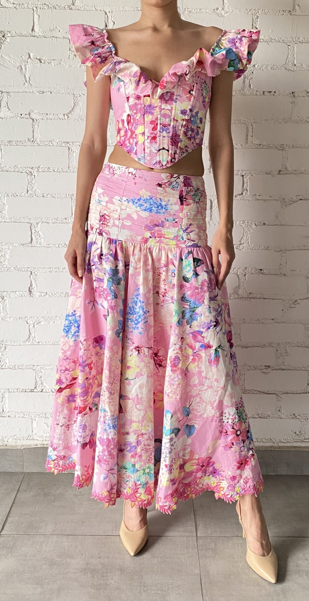 Hemant & Nandita | April Corset Top | Pink