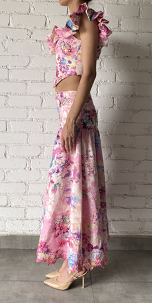 Hemant & Nandita | April Midi Skirt | Pink