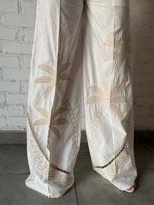 Hemant & Nandita | Ari Flared Pants | White