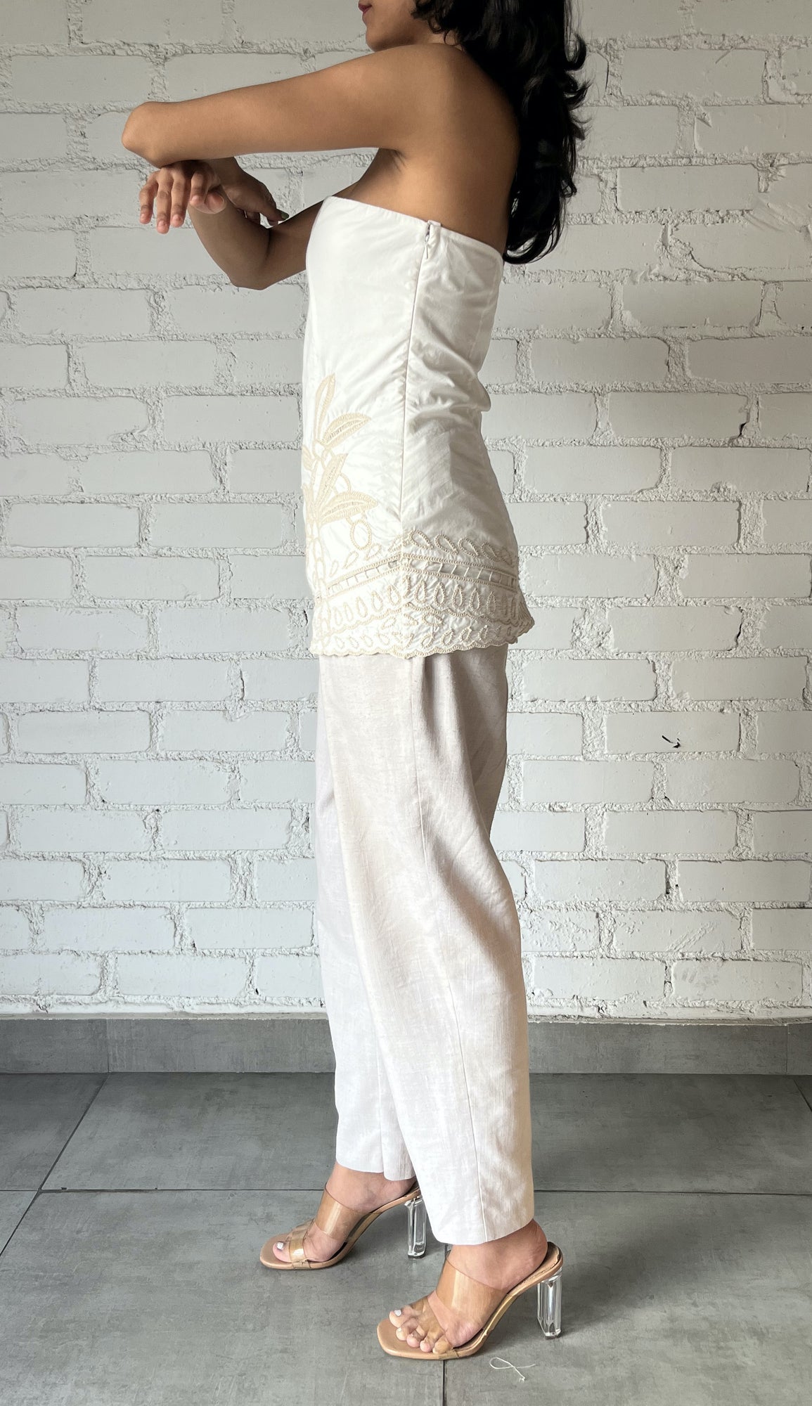 Hemant & Nandita | Ari Top | White
