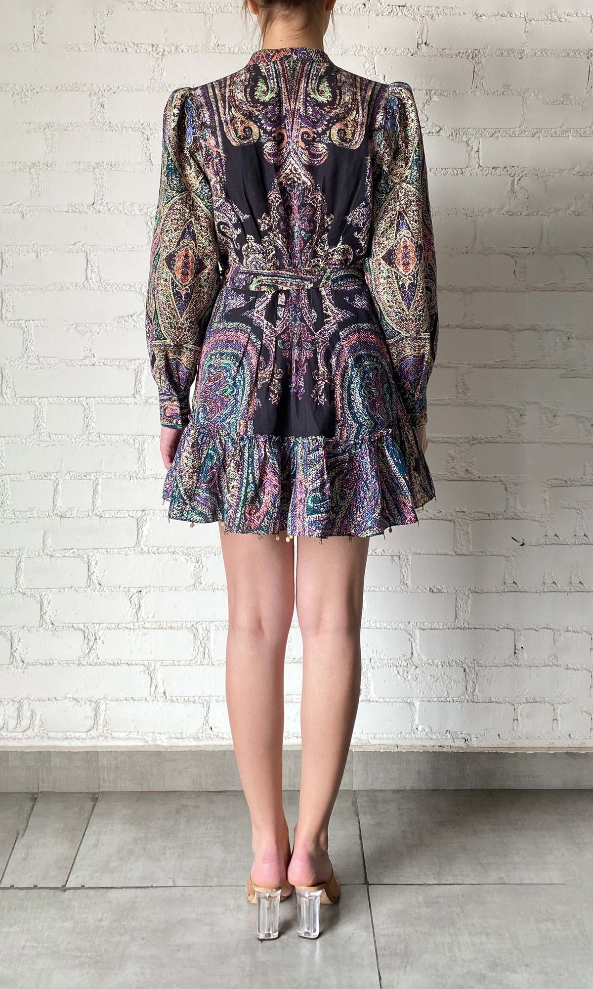 Womens | Arka Linen Cotton Short Dress | Multicolor