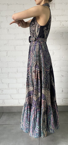Hemant & Nandita | Arka Halter Long Dress | Black