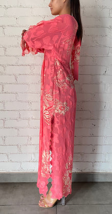 Hemant & Nandita | Asha Floral Kaftan | Pink