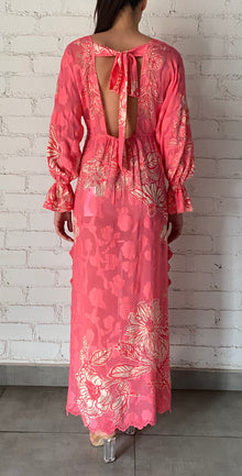 Hemant & Nandita | Asha Floral Kaftan | Pink