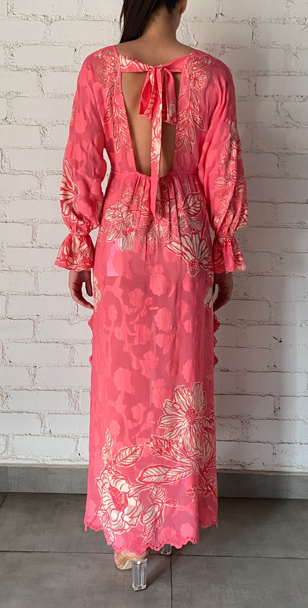 Hemant & Nandita | Asha Floral Kaftan | Pink