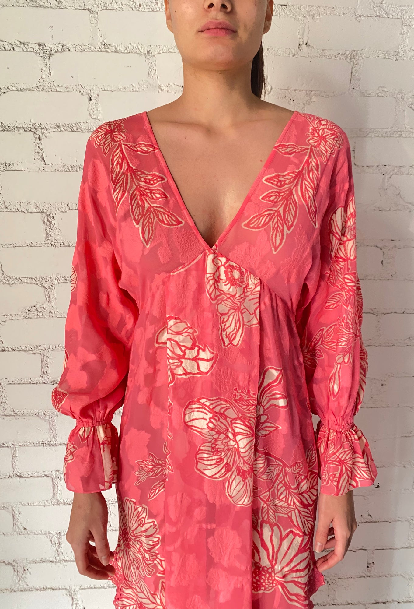 Hemant & Nandita | Asha Floral Kaftan | Pink