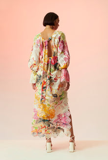 Hemant & Nandita | Charu V-Neck Kaftan | Multicolor