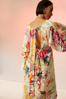 Hemant & Nandita | Charu V-Neck Kaftan | Multicolor