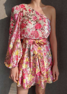 Hemant & Nandita | Dhea Short Dress | Multicolor