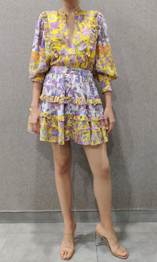 Hemant & Nandita | Dhea Short Skirt | Multicolor