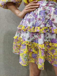 Hemant & Nandita | Dhea Short Skirt | Multicolor
