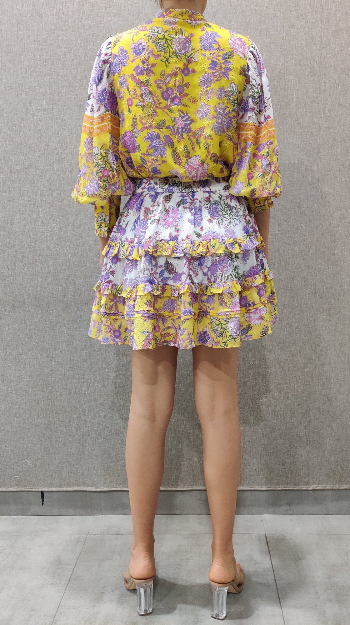 Hemant & Nandita | Dhea Short Skirt | Multicolor