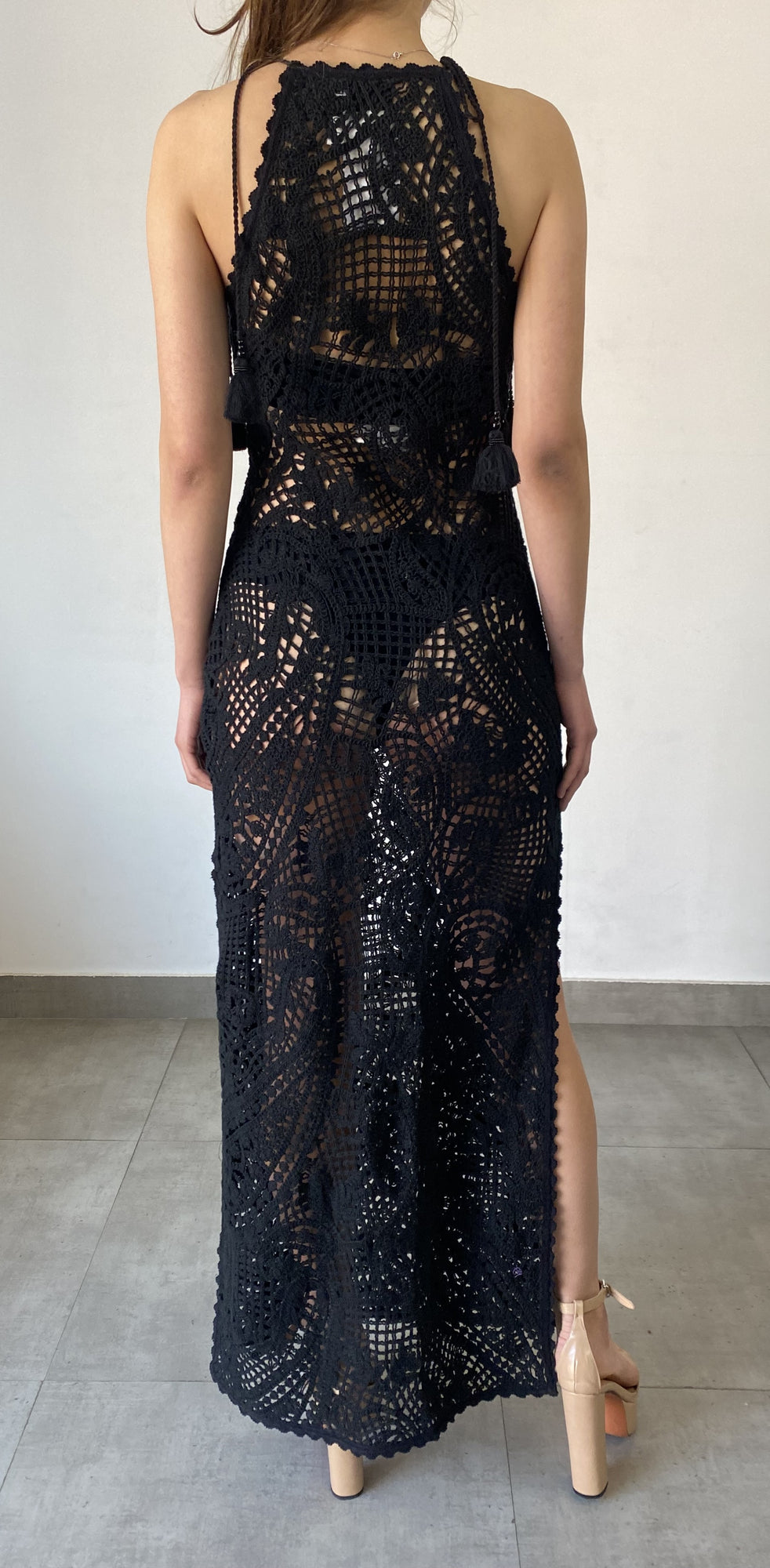Hemant & Nandita | Dua Maxi Dress | Black