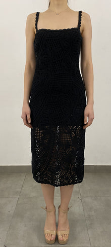 Hemant & Nandita | Dua Midi Dress | Black