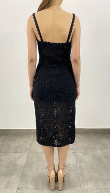 Hemant & Nandita | Dua Midi Dress | Black