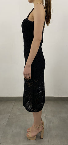 Hemant & Nandita | Dua Midi Dress | Black