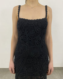 Hemant & Nandita | Dua Midi Dress | Black