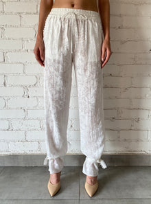 Hemant & Nandita | Ilara Flared Pants | White