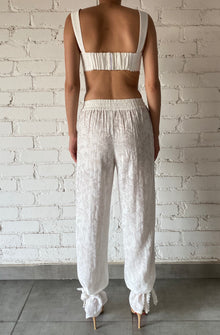 Hemant & Nandita | Ilara Flared Pants | White