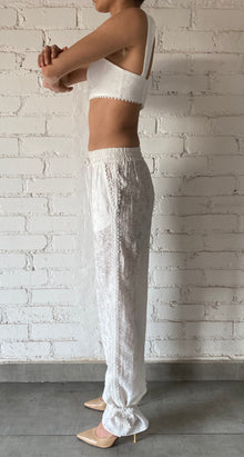 Hemant & Nandita | Ilara Flared Pants | White