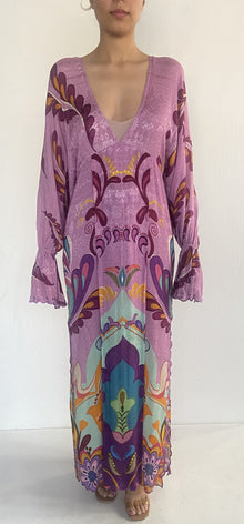 Hemant & Nandita | V-Neck Kaftan | Purple