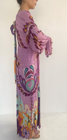 Hemant & Nandita | V-Neck Kaftan | Purple