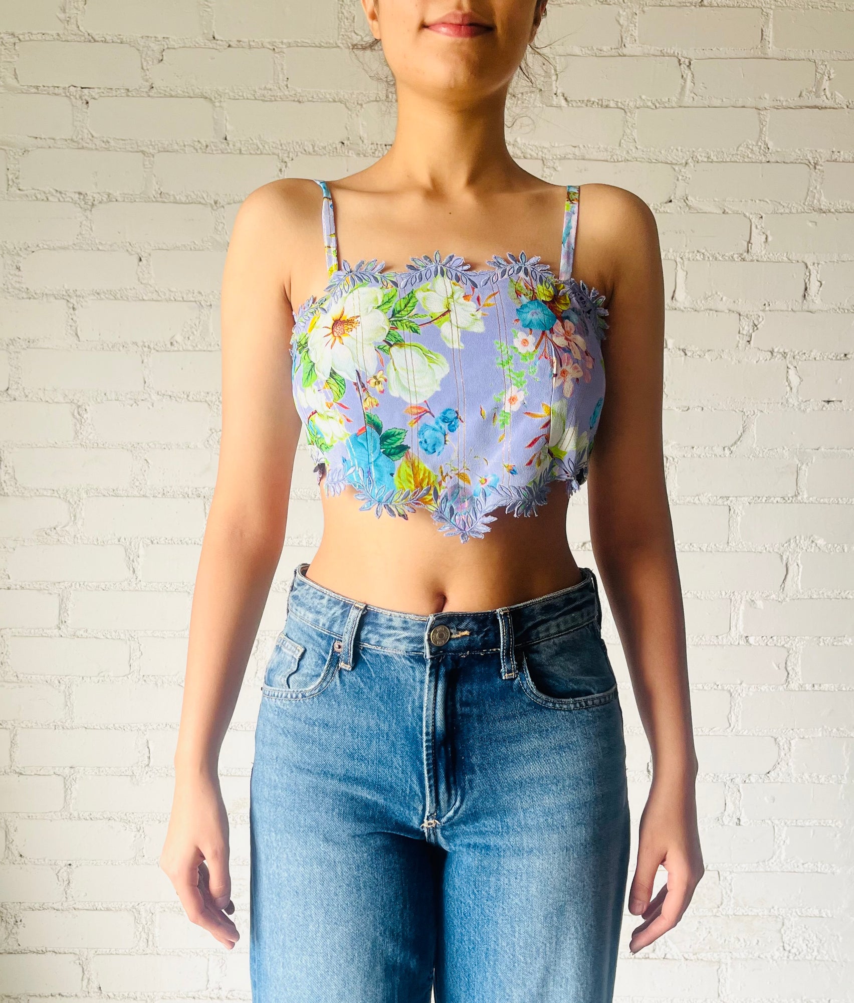 Hemant & Nandita | Floral Bandeau | Lilac