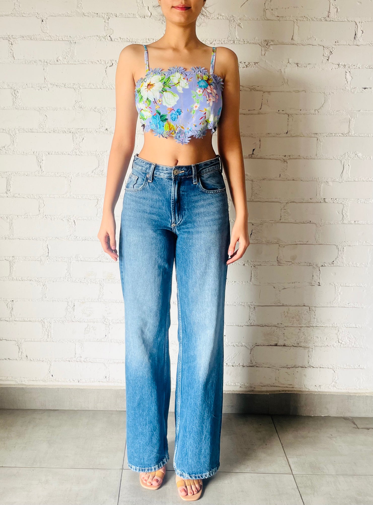 Hemant & Nandita | Floral Bandeau | Lilac