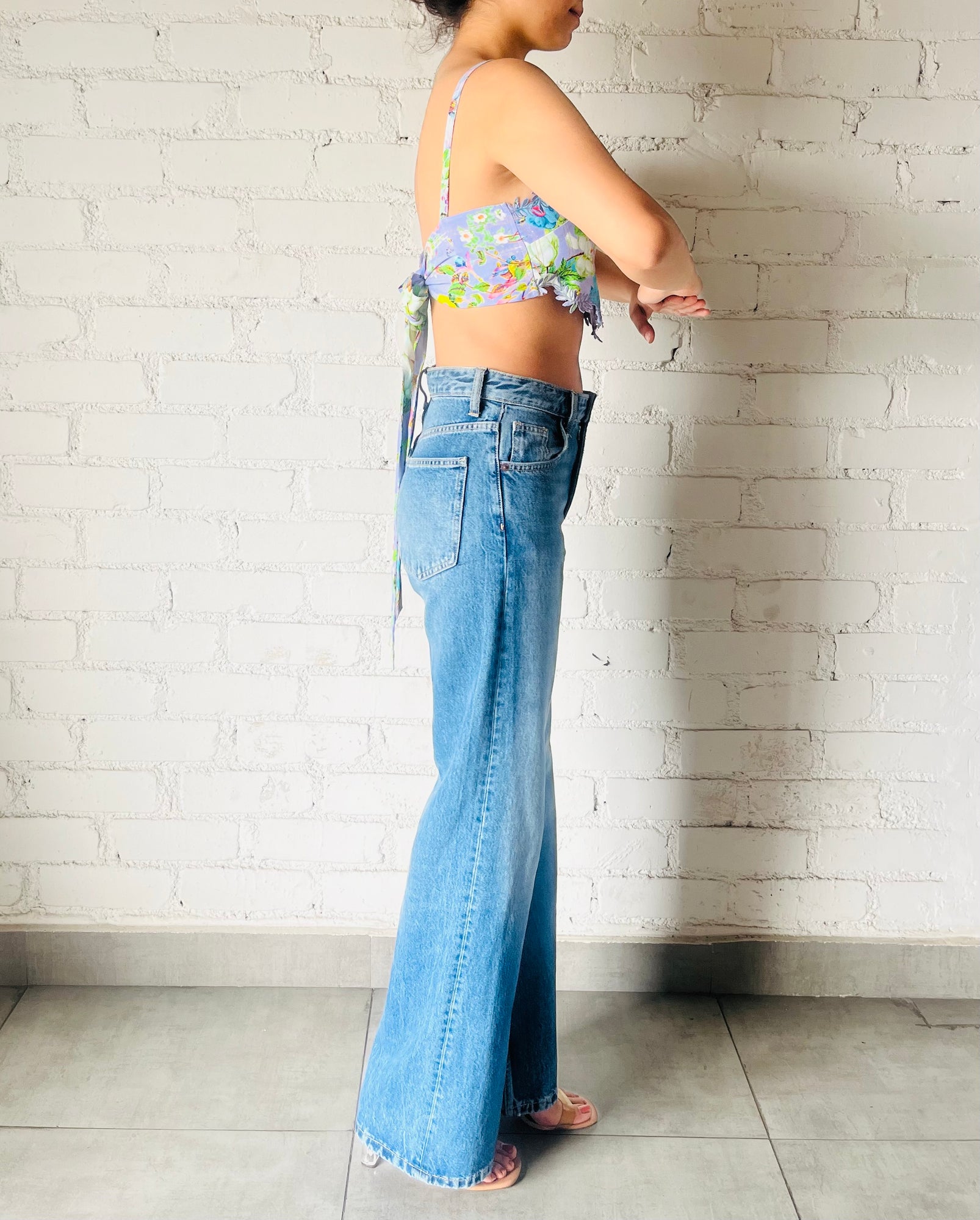 Hemant & Nandita | Floral Bandeau | Lilac