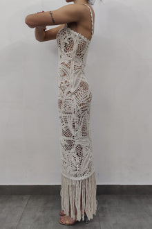 Hemant & Nandita | Goa Midi Dress - V2 | Off-White