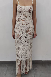Hemant & Nandita | Goa Midi Dress - V2 | Off-White