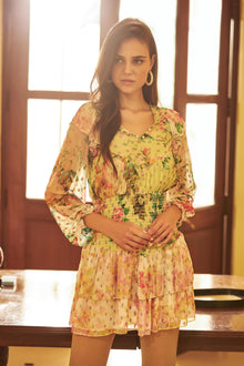 Hemant & Nandita | Jolie Short Dress | Multicolor