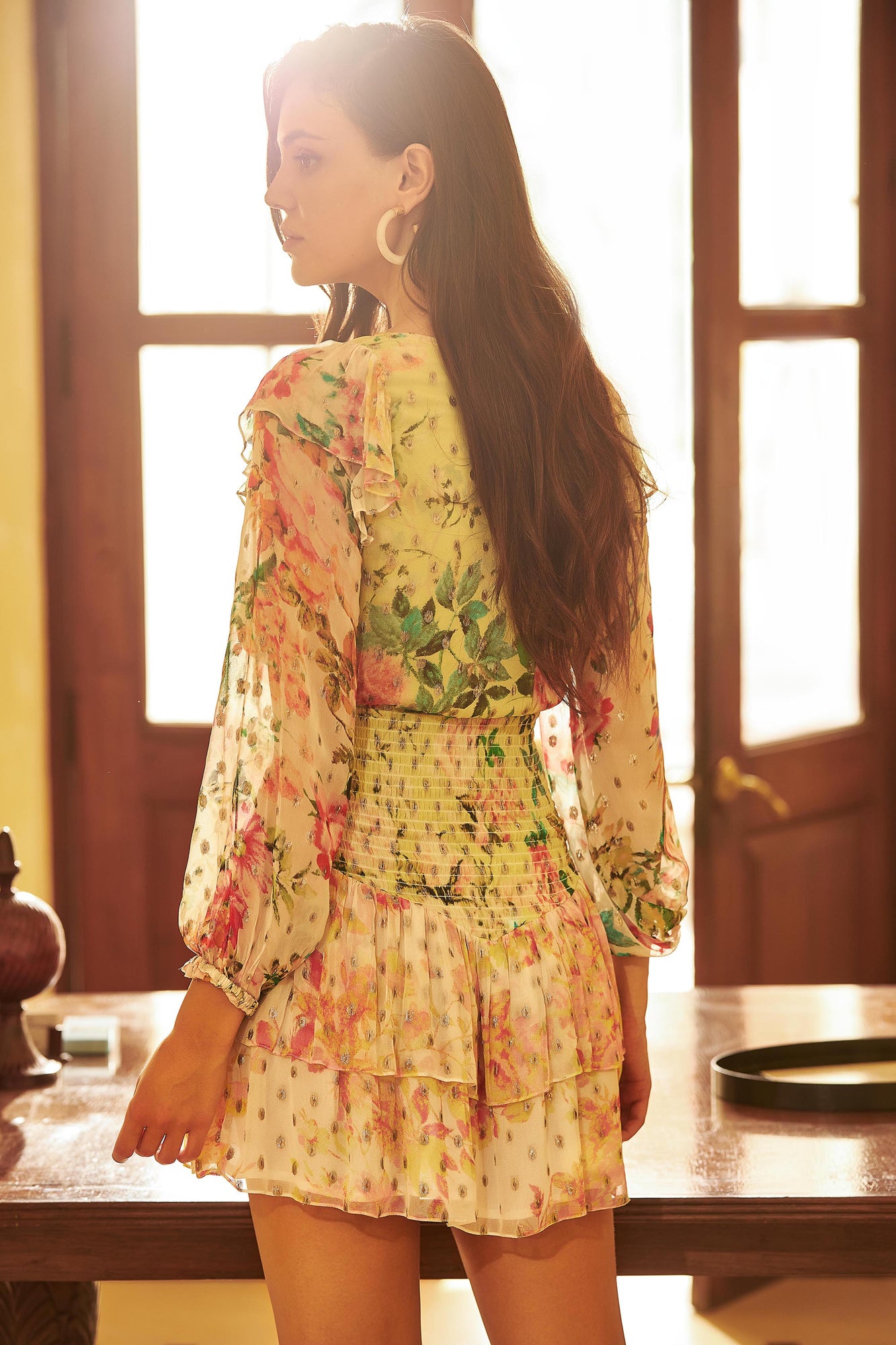 Hemant & Nandita | Jolie Short Dress | Multicolor