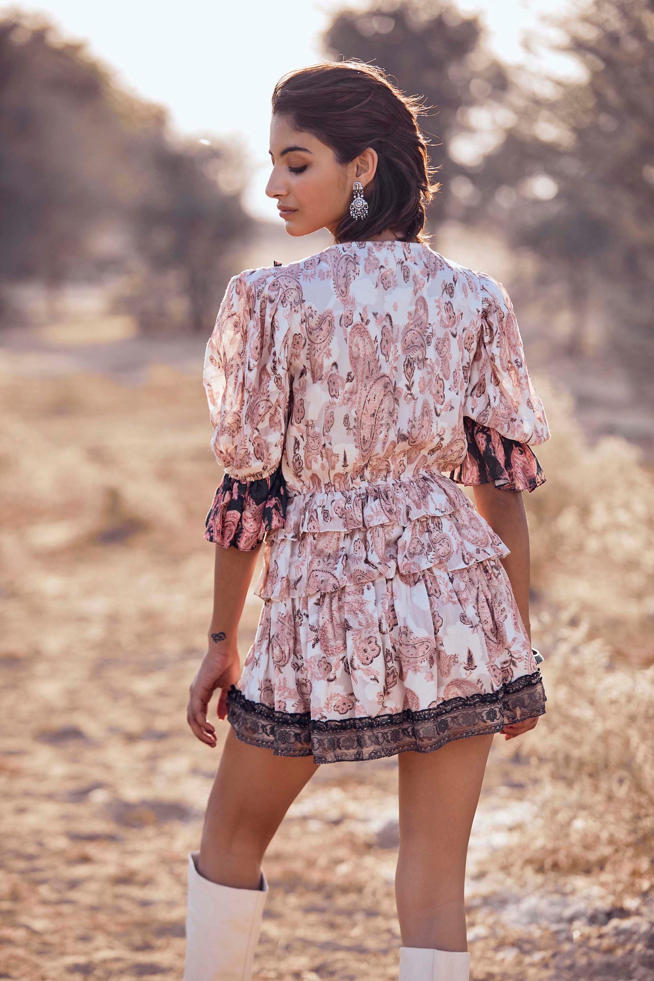 Hemant & Nandita | Luana Crop Top | White
