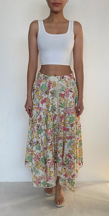 Hemant & Nandita | Preet Long Skirt | Off-White