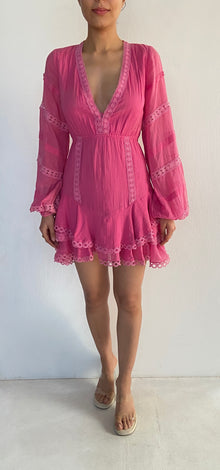 Hemant & Nandita | Ruby Short Dress | Pink