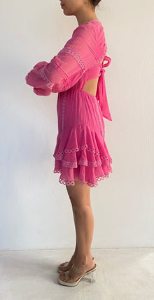 Hemant & Nandita | Ruby Short Dress | Pink
