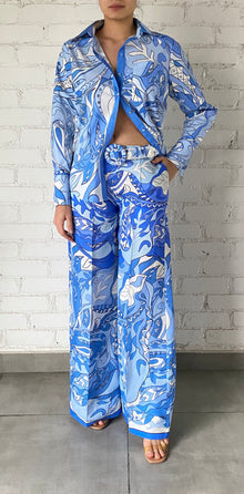 Hemant & Nandita | Jash Oversized Shirt | Blue