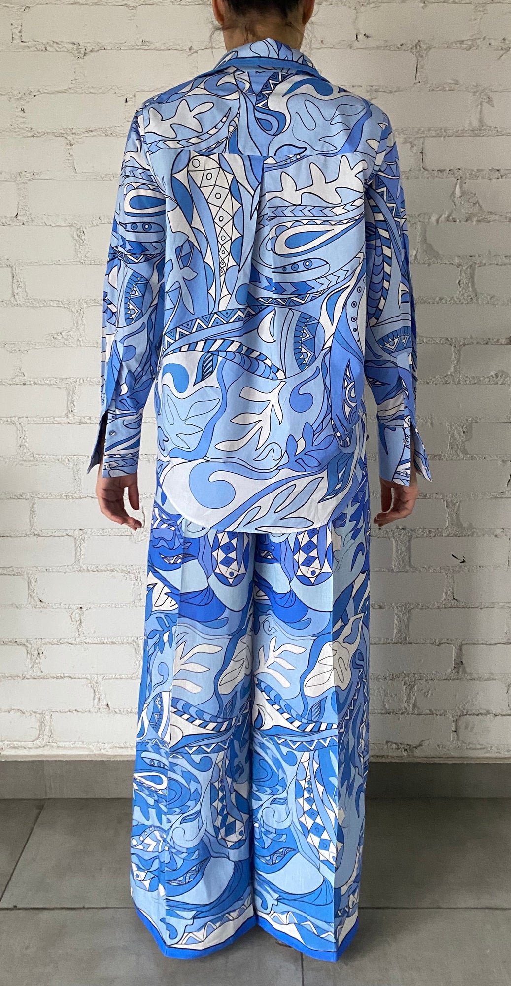 Hemant & Nandita | Jash Oversized Shirt | Blue