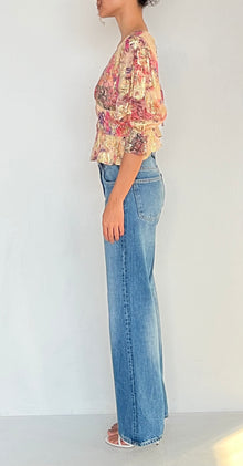 Hemant & Nandita | Leah Peplum Top | Multicolor