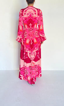 Womens | Malak Viscose Cepe Long Dress | Multi