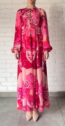 Hemant & Nandita | Malak Long Dress | Pink